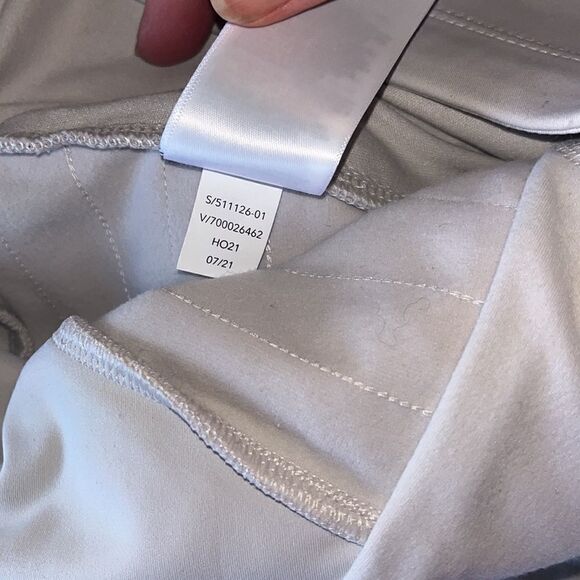 NEW WITH TAGS WOMEN’S ATHLETA BIRCH GRAY PEAK HYBRID FLEECE TIGHT SIZE MEDIUM - Picture 7 of 11